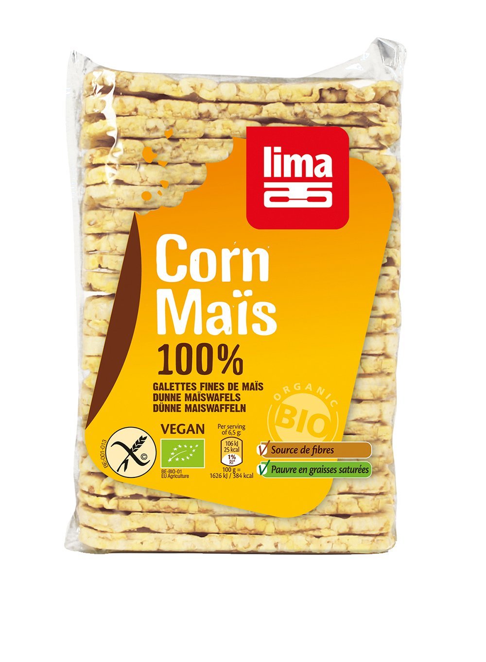 Lima Tortas Finas De Maiz 140G Bio 500 g