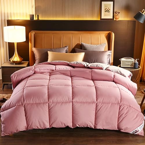 BOtizr Couette 140x200,Couette 240x220 Cm Blanc,Couette Blanche en Duvet d'oie/D