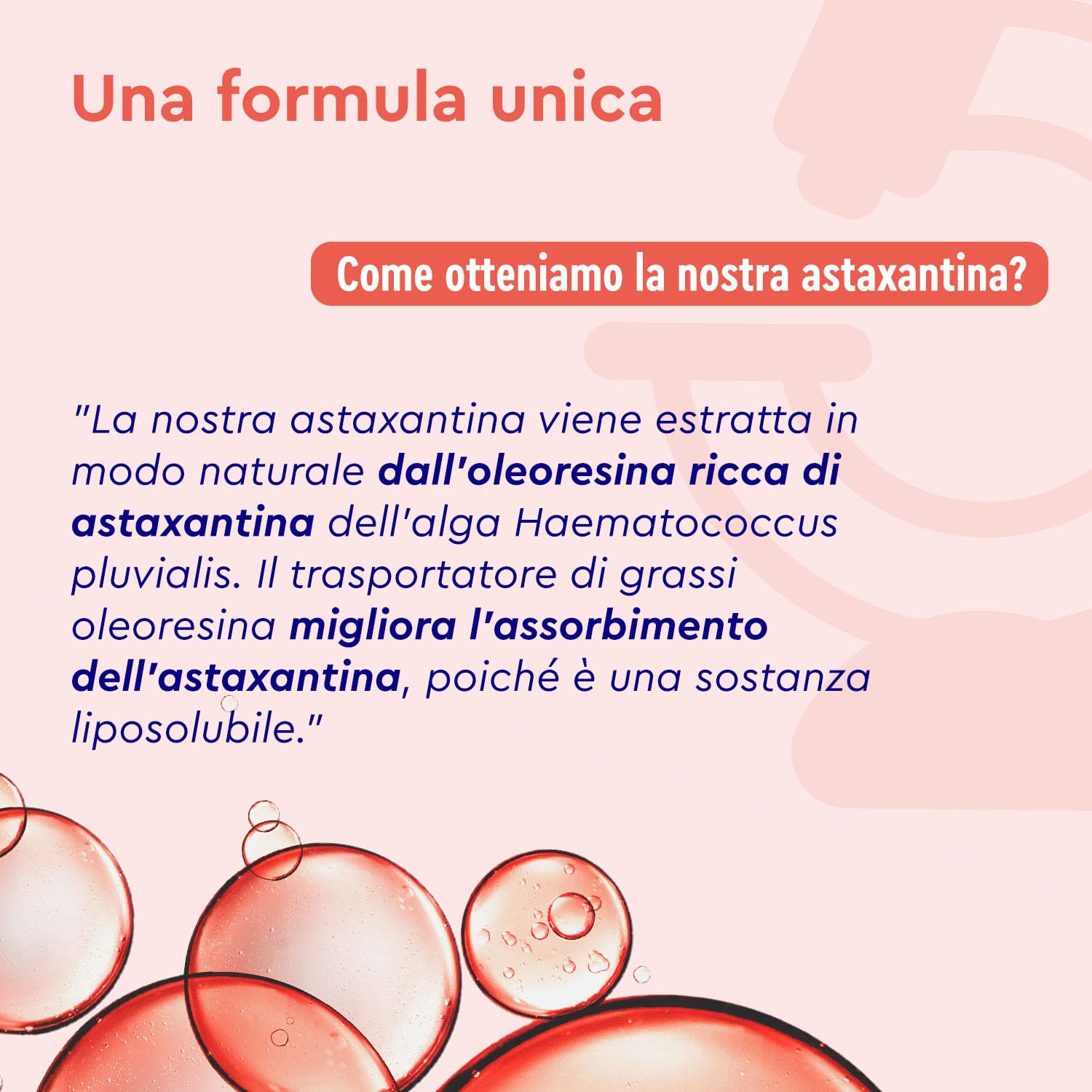 Astaxantina Naturale, 14 mg da 190 mg di Estratto di Haematococcus Pluvialis, Alto Dosaggio, 60 Capsule, Astaxantina con Vitamina E, Potere Antiossidante, Protegge le Cellule dallo Stress Ossidativo