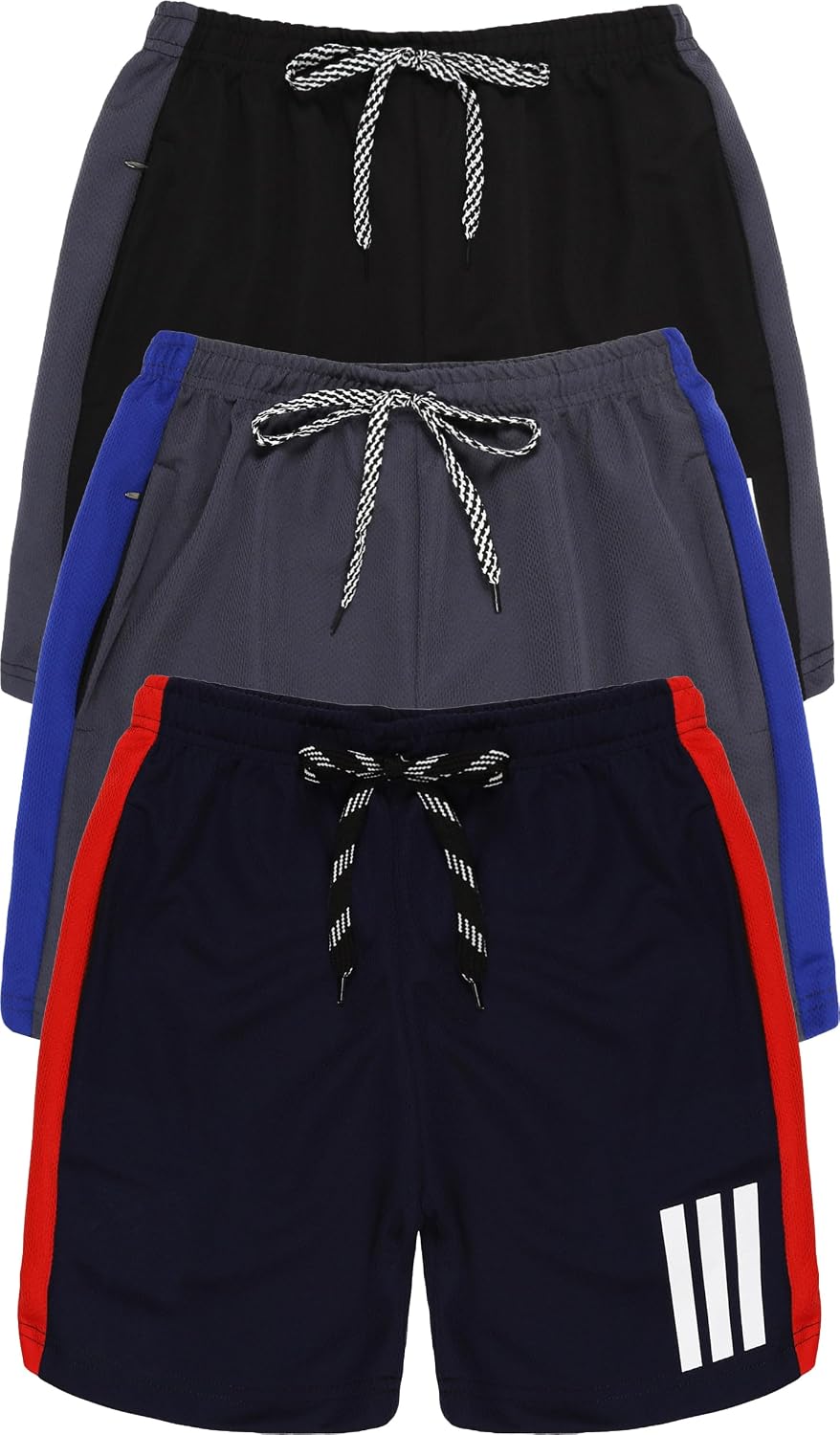 5IVE DEGREE 3-Pack Boy's Regular Fit Polyester Shorts (9 Years - 10 Years, CBPOLY D6) - Review, Price and Buying Guide