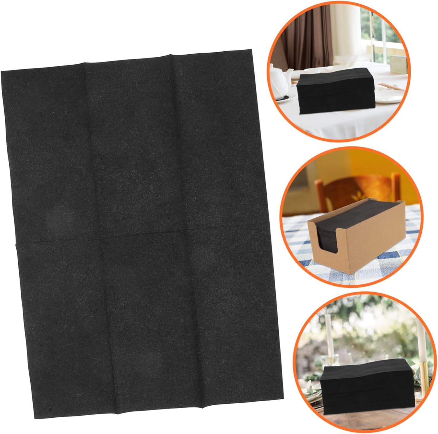 Didiseaon 100pcs Feel Napkins for Dinner Napkins Disposable Decorative Tabletop Supplies