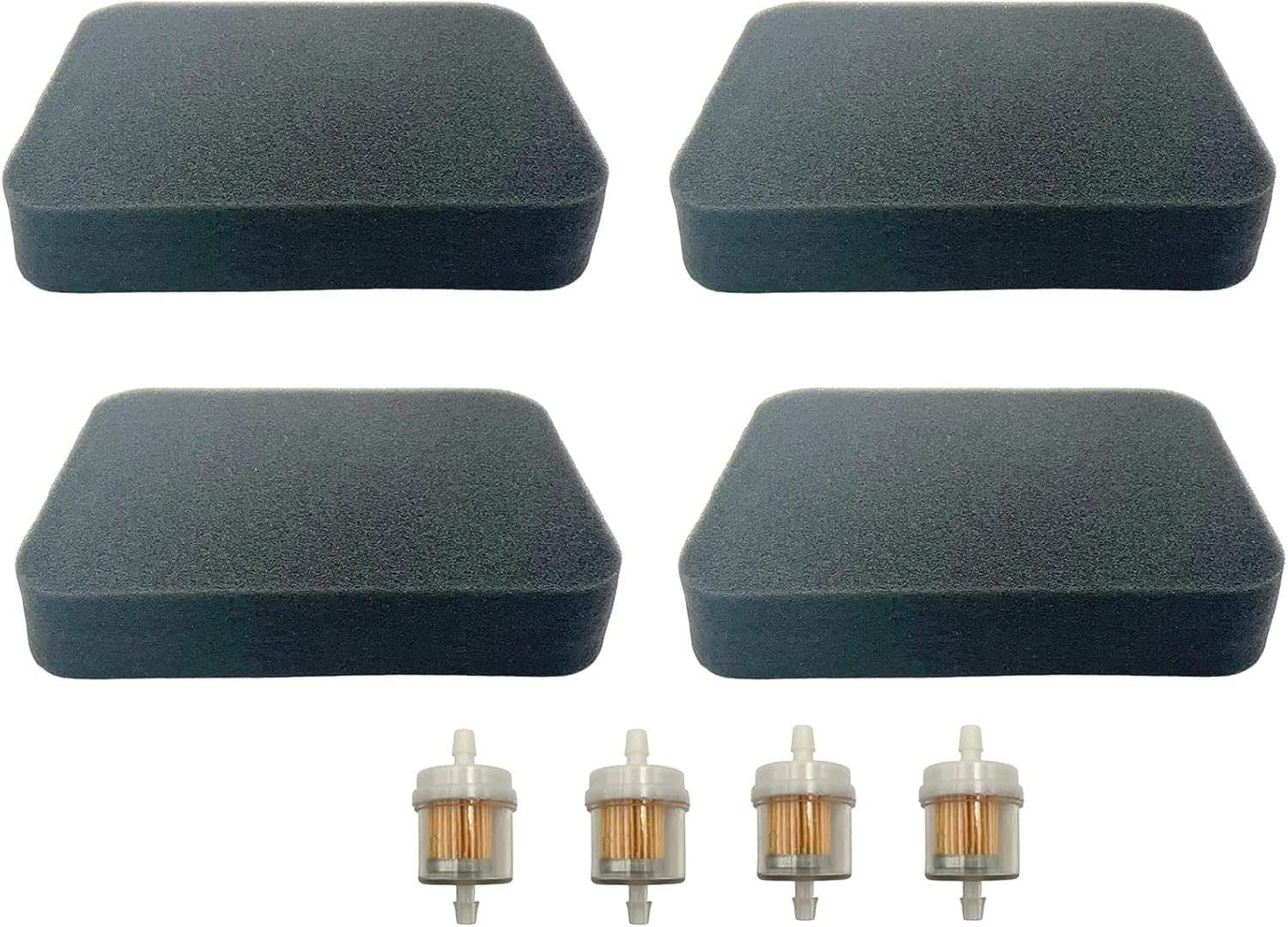 4Pack Air Filter Compatible with Hon-da EB3000 EB3500 EB3500X EB5000X EB6500 EB6500X GP6500 EM3000 EM3500S EM5000 EM5000X EM5000SX Replace 17211-899-000 17211899000
