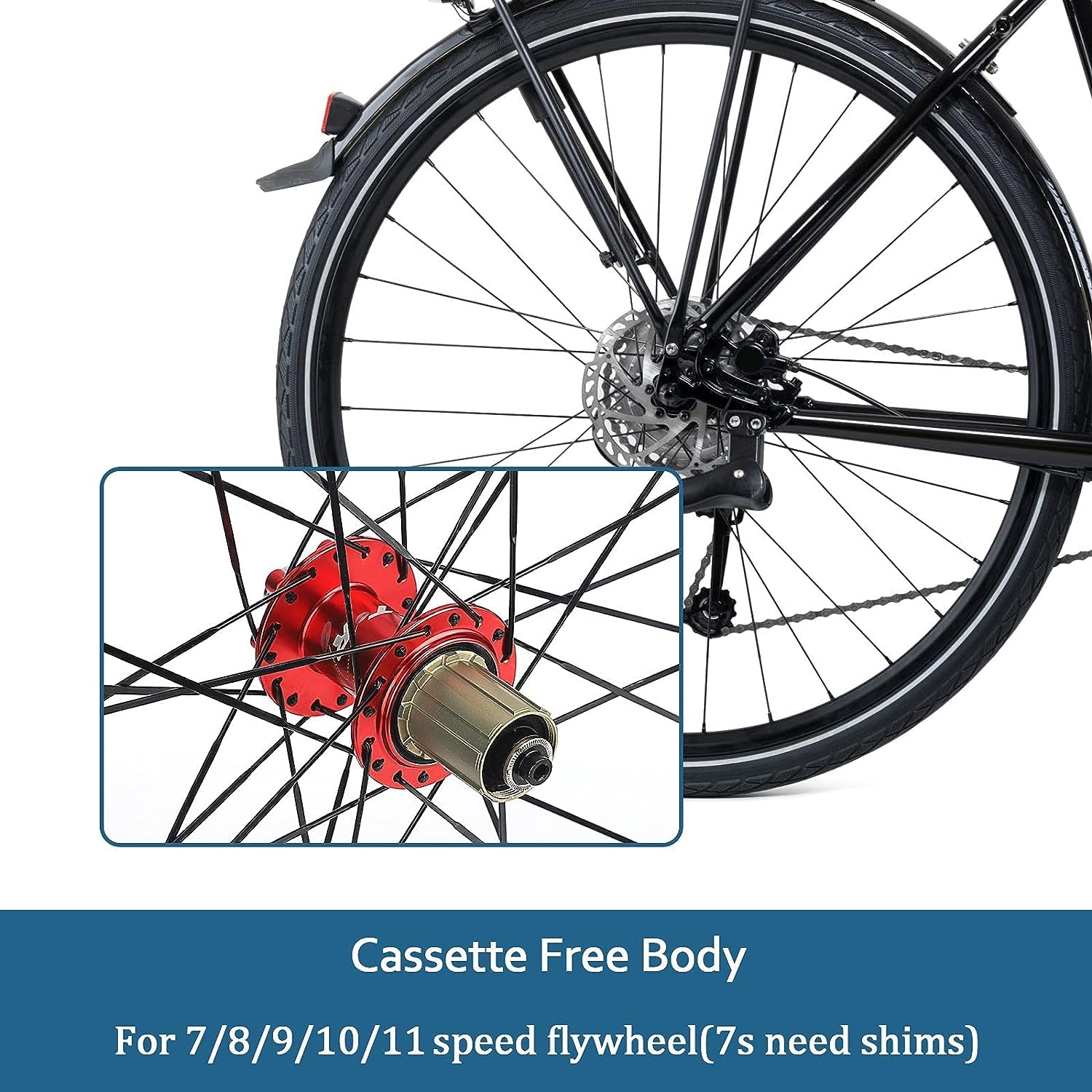 Amazon | マウンテンバイクホイールセット 26 インチディスクブレーキ