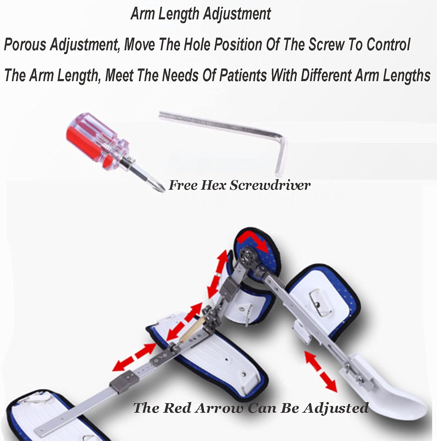 Universal Shoulder Abduction Brace Bracket, Shoulder Fracture Abduction Fixation for Adult for Broken Fractured Arm Shoulder Humeral Dislocation