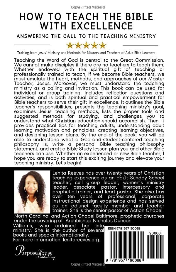 How to Teach the Bible with Excellence: Answering the Call to the Teaching Ministry: Training from Jesus' Ministry and Methods for Mastery and Teachers of Adult Bible Learners - Image 2