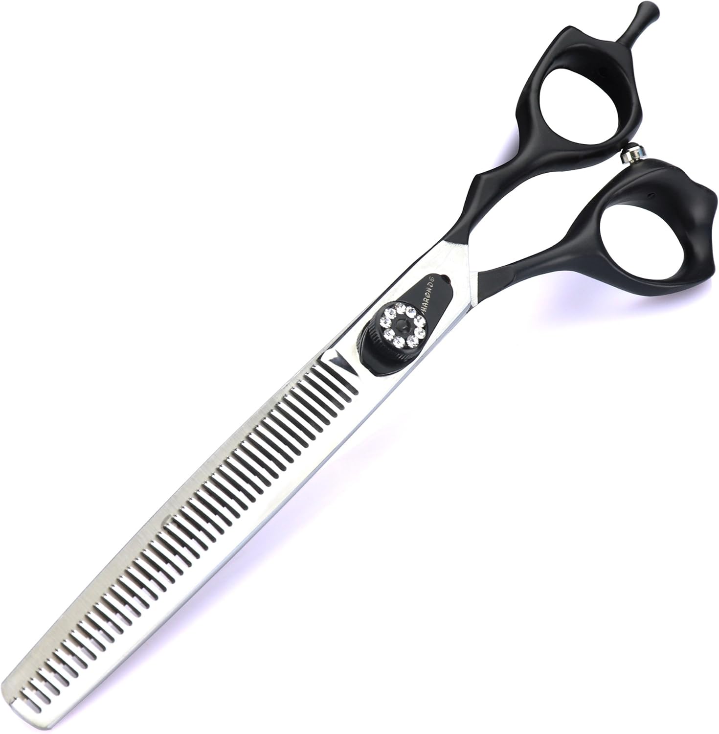 Art Stylist Scissors, Haircut Scissors, 7 inch Black, Japan 440 Steel, Hairdressing Scissors Set, pet Scissors (Thinning Scissors (10-15%))