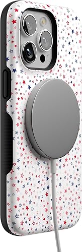 Vista 204 de Casely Funda para iPhone 15 Pro Max Jardín Secreto Flores mixtas Funda atrevida Compatible con MagSafe y botón de acción Secret Garden