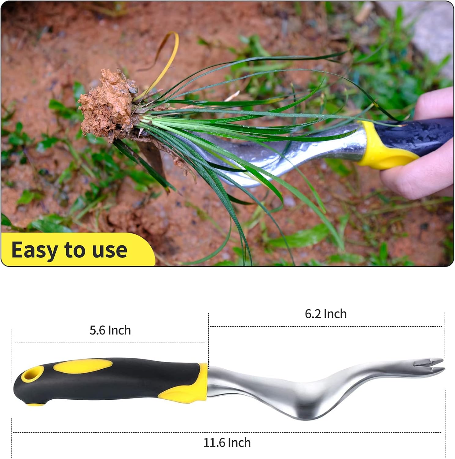 Dragoh Manual Weed Puller ToolHand Weeder Tool for Garden Lawn
