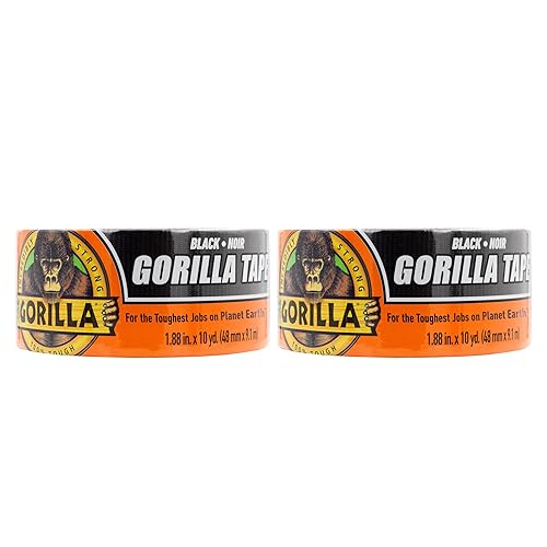 GORILLA Cinta adhesiva, para conductos, de uso general, resistencia triple en capas, para interior y exterior, cubierta resistente al clima, 1.88