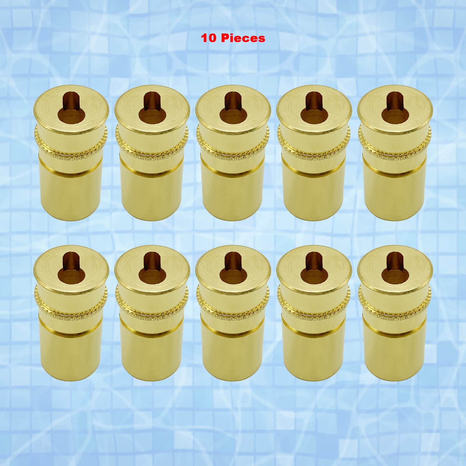 Amazon.com: Poolzilla Brass Keyhole Anchors for Pool Safety Net