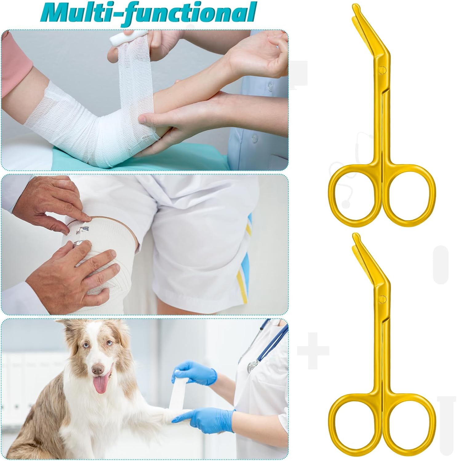 2 Pieces Ostomy Scissors Nursing Scissors