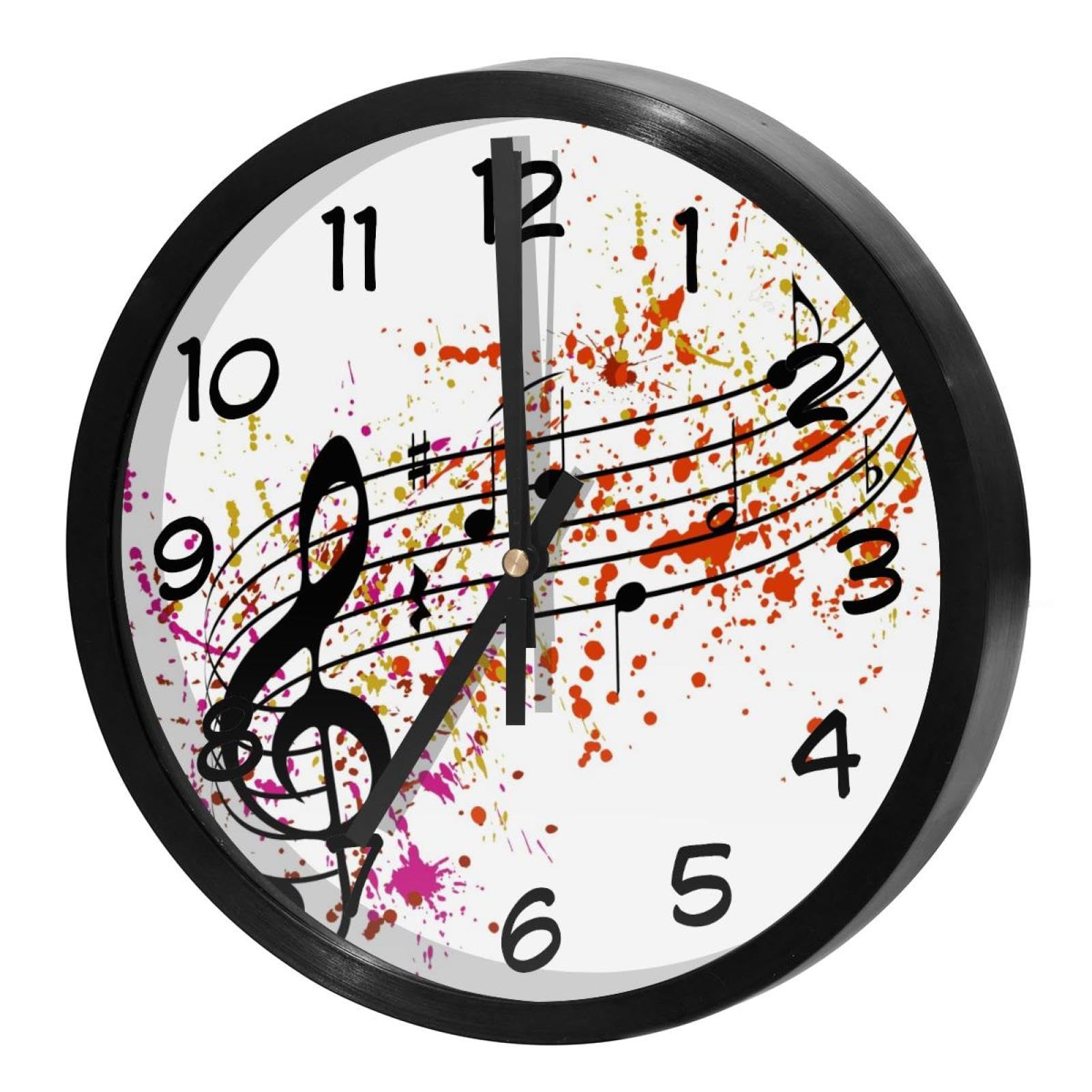 Horloge murale sans tic-tac pour une concentration totale au bureau