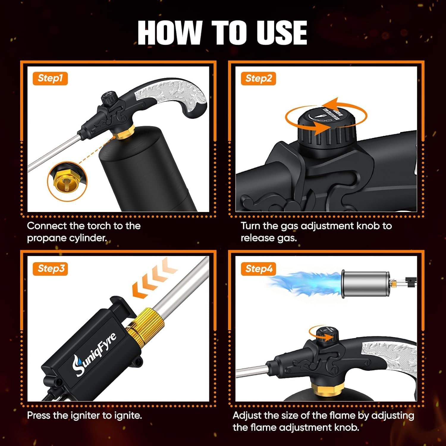 Propane Torch Weed Burner, CSA Certified