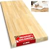 Butcher Block Countertop Solid Wood Table Top Birch Countertop Cutting Board for DIY Wood Desk Top Washer Dryer Counter Top Butcher Block Work Bench Top for Office Desk, Unfinished Top 60 x 25x 1.4 in