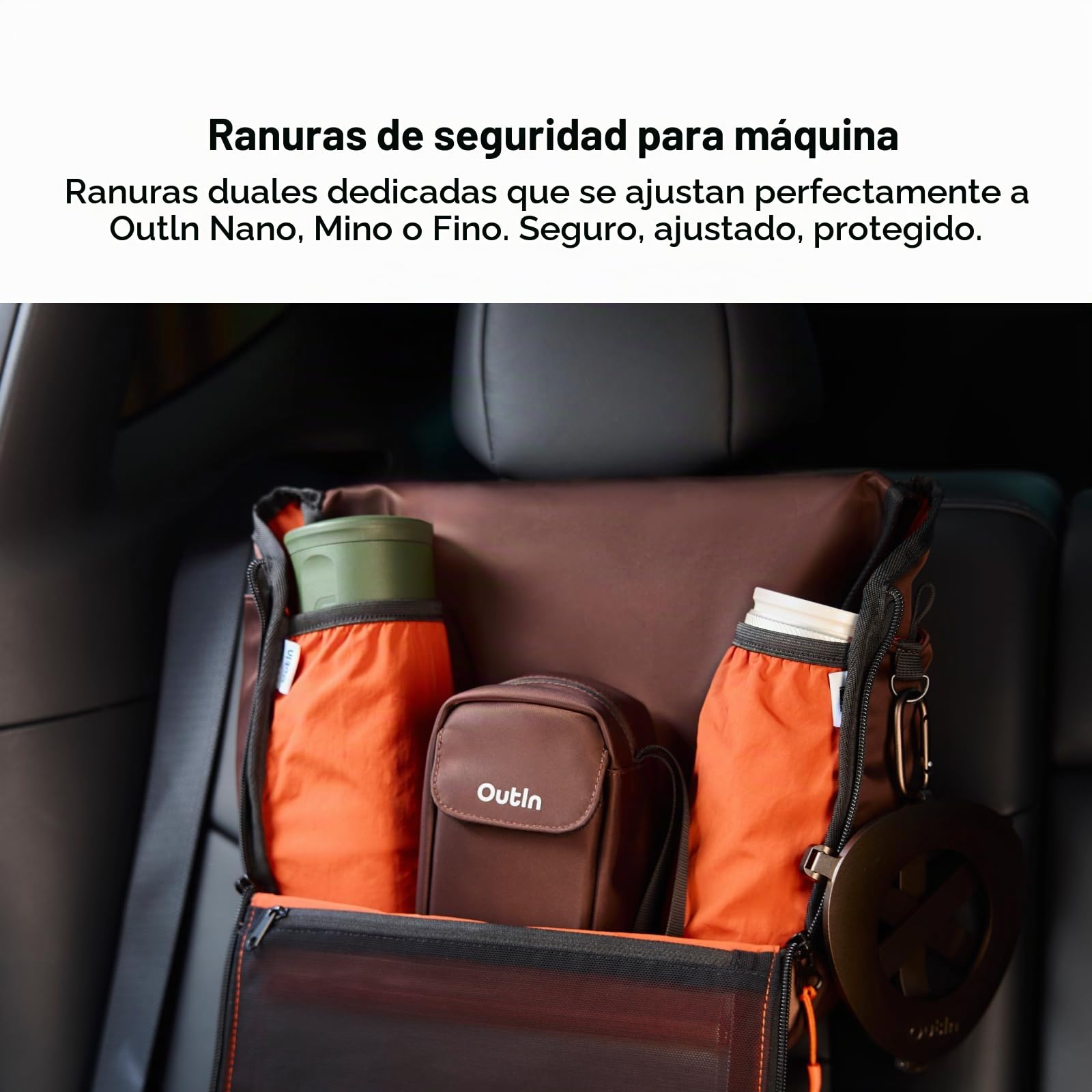 OutIn Flex Bolsa Mensajero de Nylon, Cypress Green | Bolsa de viaje de nylon para mujer y hombre, compatible con Mino, Nano y Fino