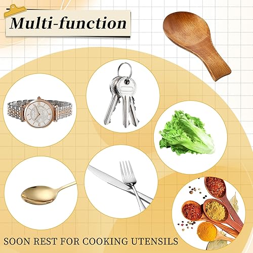 Miniatura 6 de Soporte de cuchara de madera, soporte de cuchara bohemio para estufa, soporte para espátula, soporte para cuchara de madera, soporte para utensilios