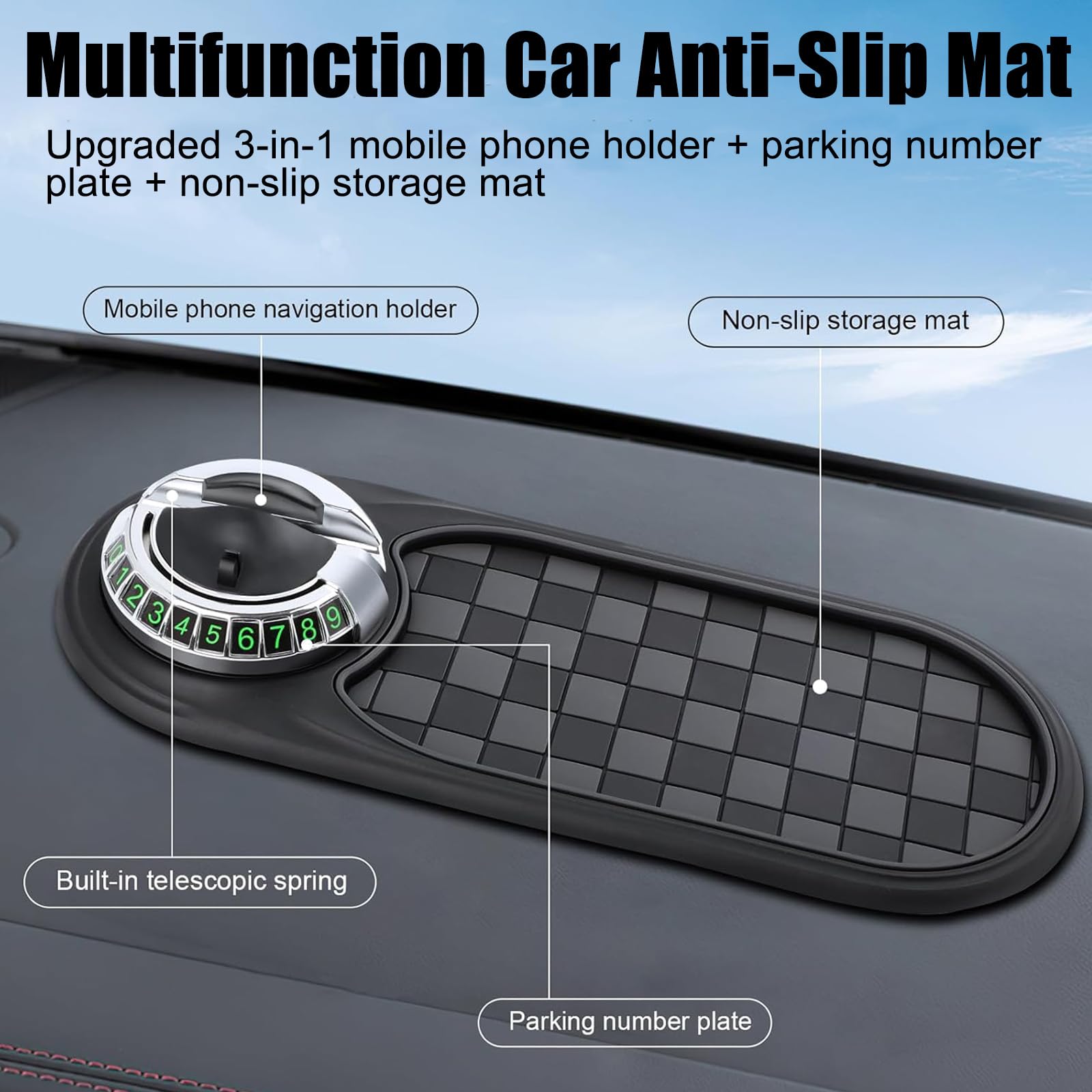 Panavise Custom InDash Mount for Dodge Caravan, Chrysler T&C, Plymouth Voyager '01-06