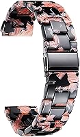 Vista 20 de BINLUN Resin Watch Bands Replacement Watch Straps for Men Women 14 Colors Watchbands Lightweight 12/14/16/18/20/22mm Wrist Bands Fashion