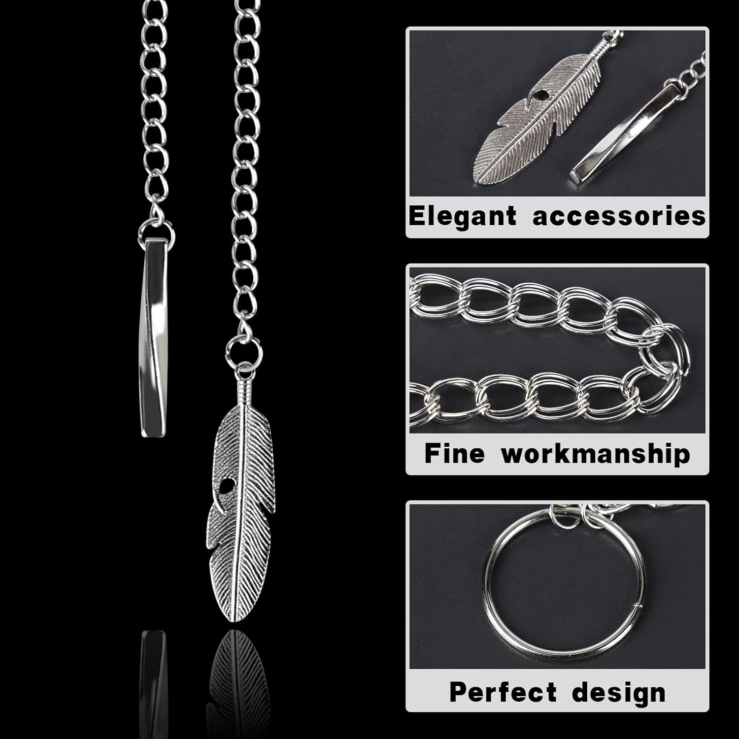 Punk Pants Chain, Hip Hop Jeans Chain Wallet Chain Pocket Chain Jewelry Accessories for Women Men - Image 6