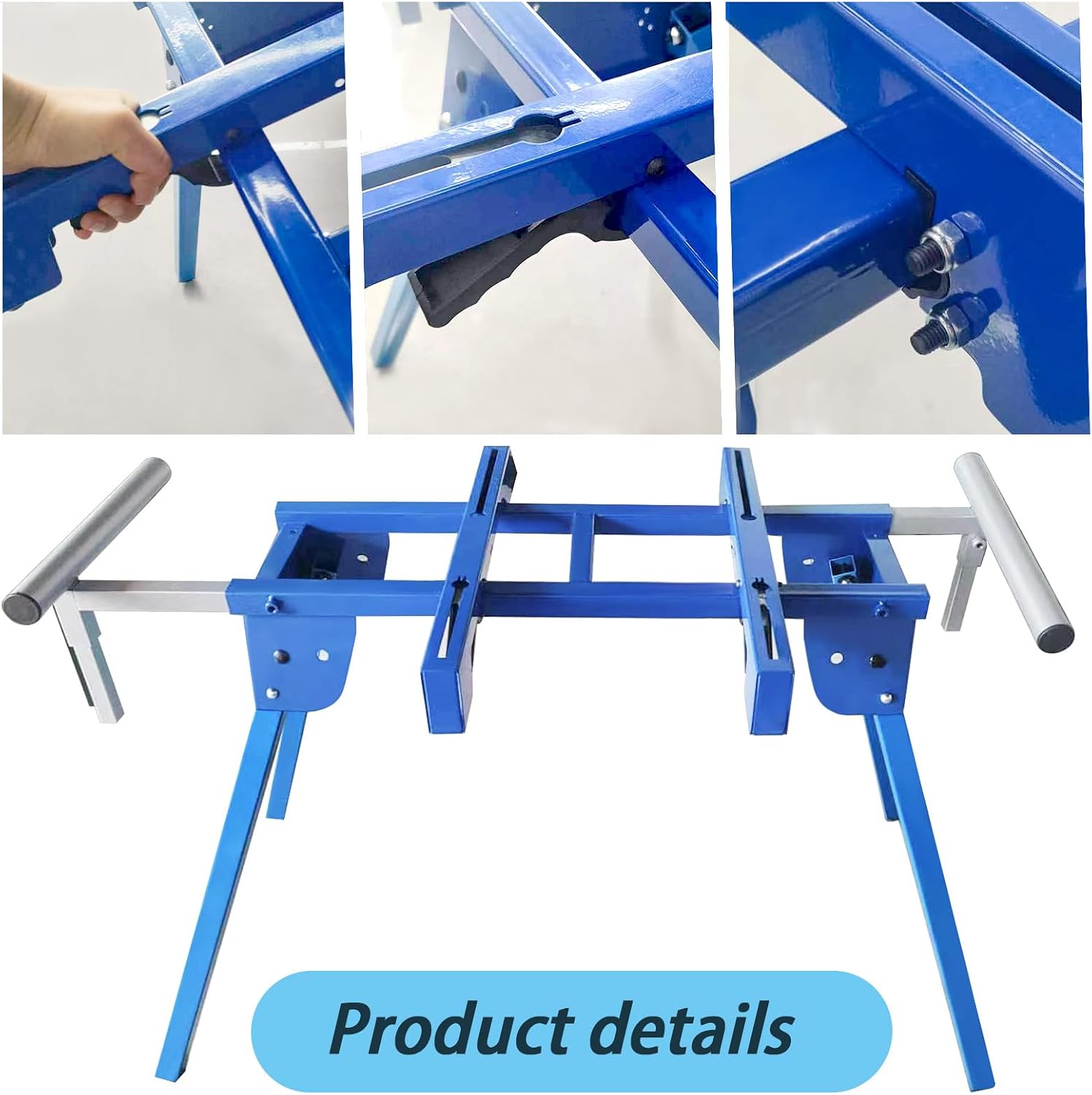 Heavy Duty Steel Construction Miter saw stand secure/portable workstation