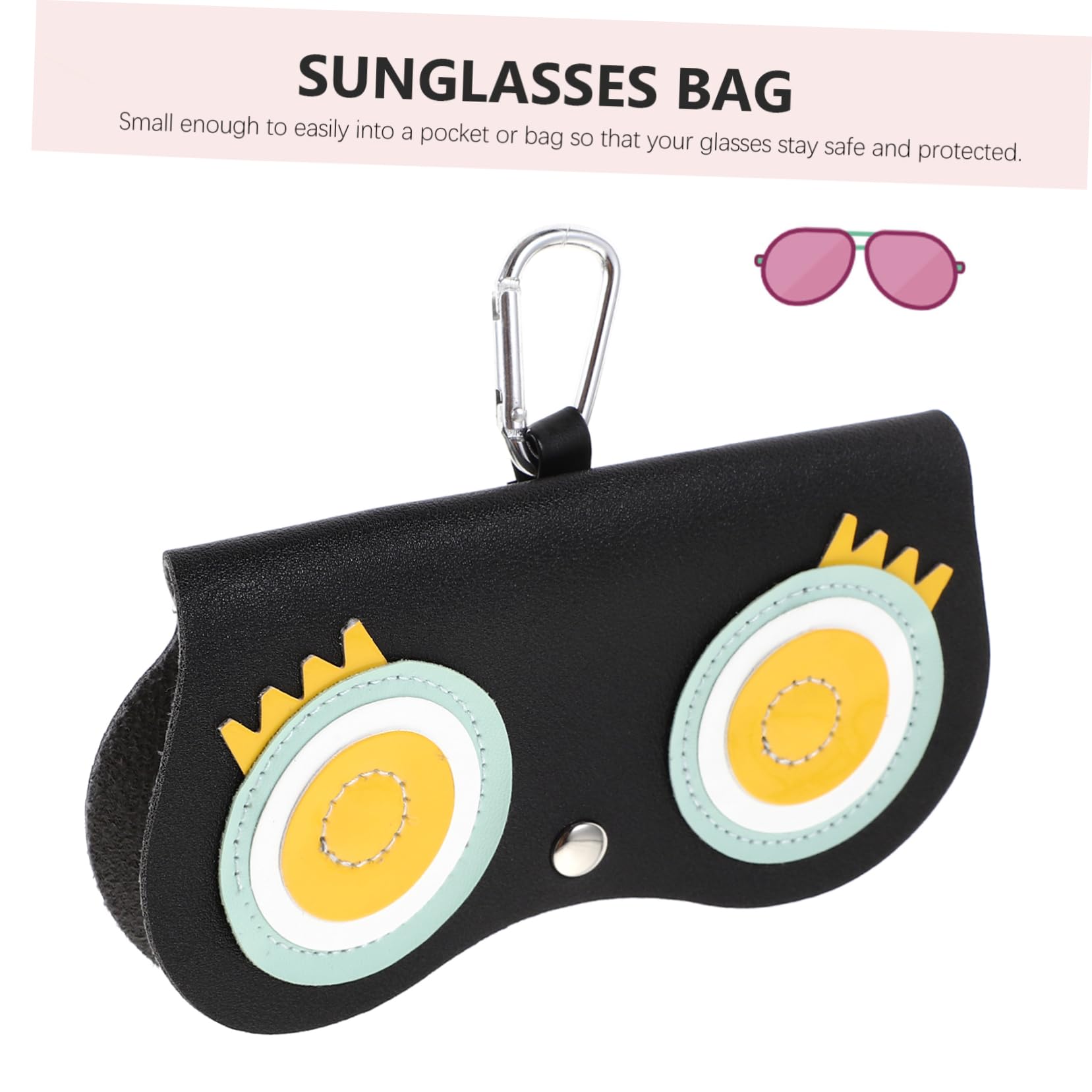 BESPORTBLE Borsa Per Occhiali Custodia Per Gli Occhiali Custodia Morbida Per Occhiali Da Sole Astuccio Cute Valigie Comoda Custodia Per Occhiali Custodia Per Occhiali Da Sole