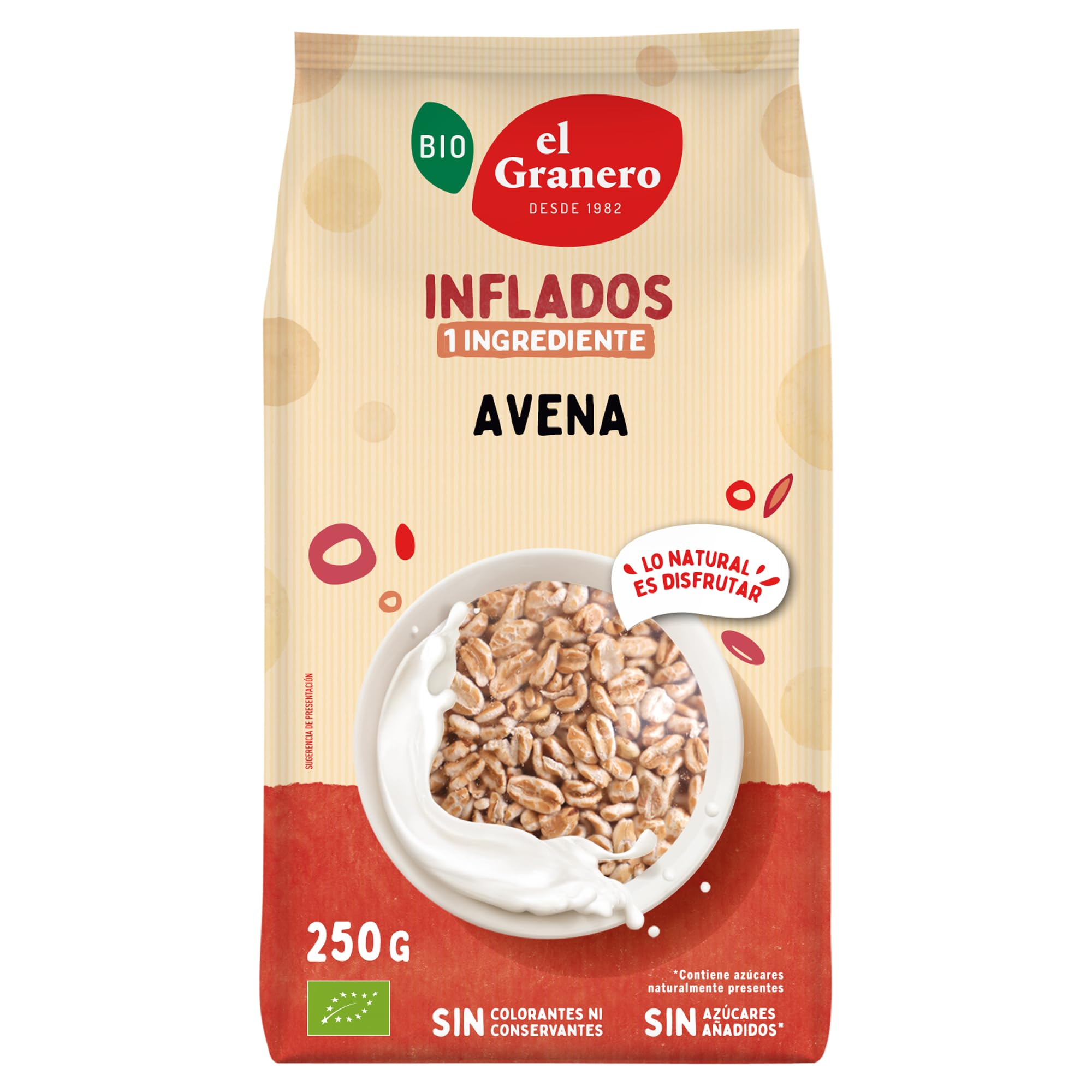 Granero Avena Hinchada 250G Bio - 250 g