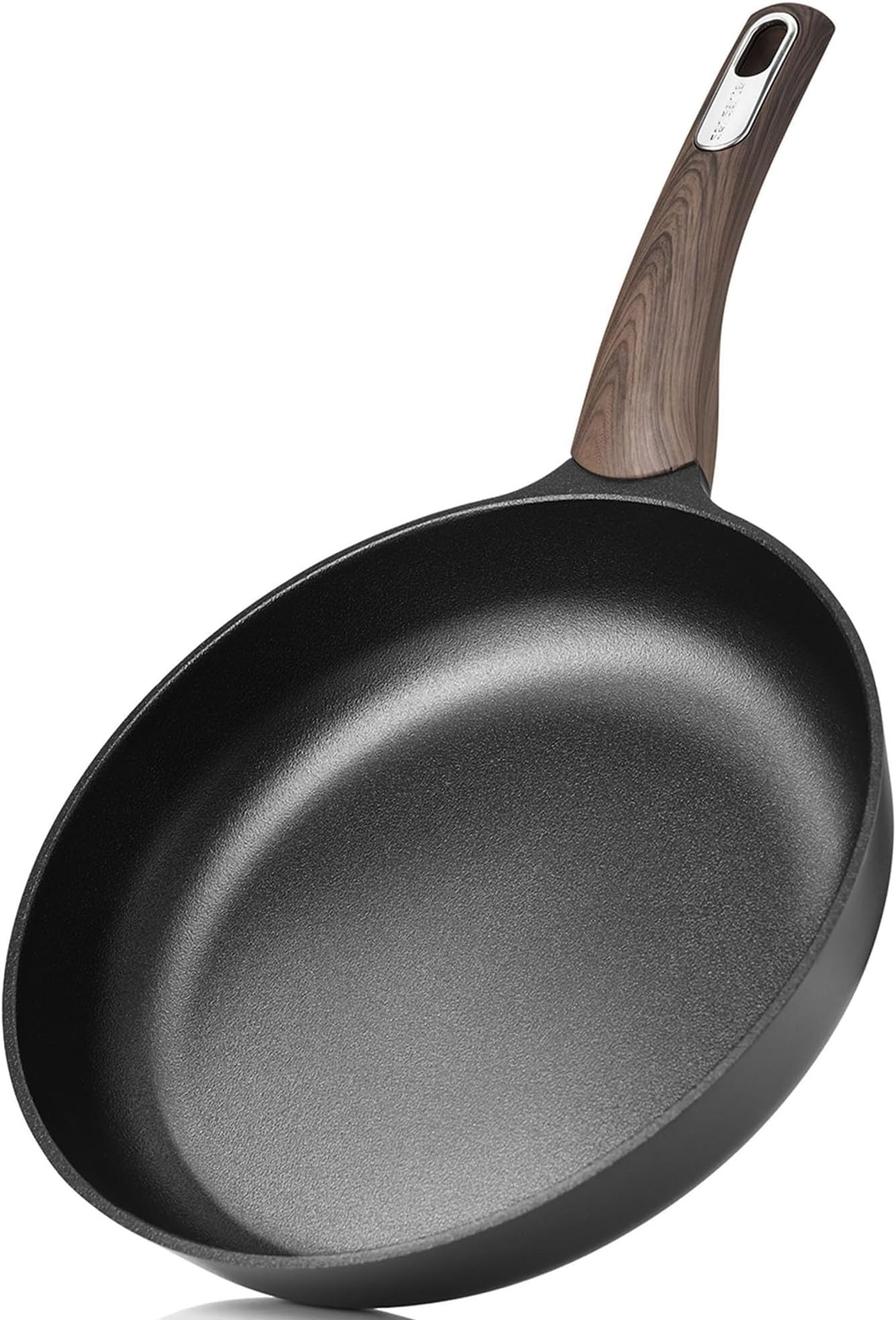 SENSARTE Nonstick Frying Pan Skillet 24cm Non Stick Egg Pan Omelette Pans, Healthy Kitchen Cooking Chef's Pan, Free of Intentionally Added PFOA/PFOS, Induction Compatible, Black