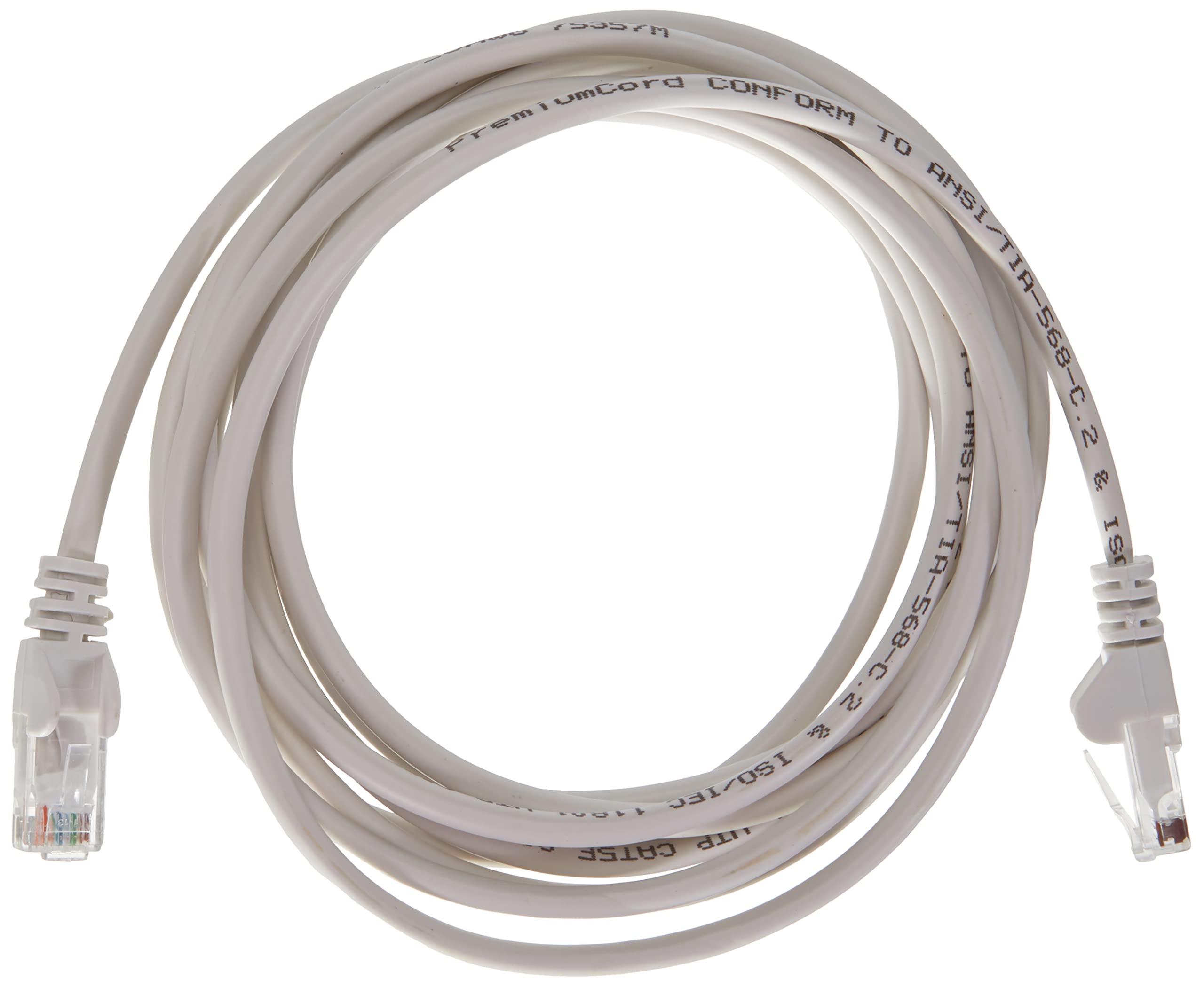 Premium Cord Patch Cable UTP RJ45 RJ45 Level 5e 3 m White