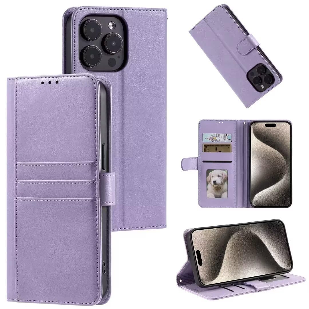 SATURCASE Custodia per Nokia 2.4, in pelle PU con