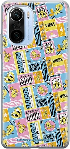 ERT GROUP Funda de teléfono móvil para Xiaomi MI 11i / Redmi K40/K40 PRO/Poco F3 / F3 PRO original y oficial Looney Tunes patrón Tweety 012