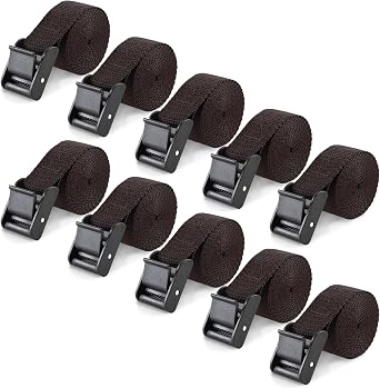 10 Pack Trail & Game Camera Mount Tree Straps with Snap, Portable Nylon Fiber Strap for Wildlife Trail Camera Accessory, 180cm Long, Deer Camera Tree Belts, Easy to Use