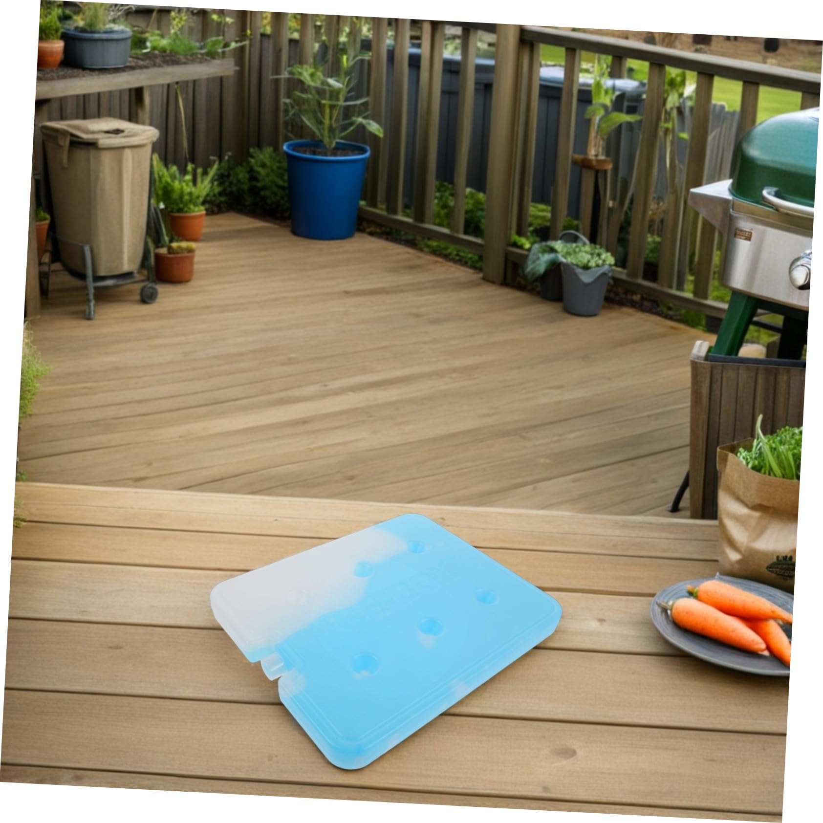 Ice Packs Réutilisables Blocs Réfrigérants Étanches à Capacité pour Isolation Renforcée pour Pique Niques Camping et Conservation Alimentaire Extérieur