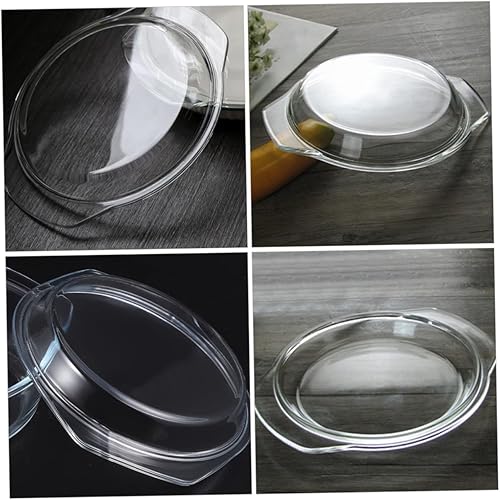 Miniatura 7 de Cubierta de vidrio para microondas, protector de salpicaduras para cocinar uniformemente, tocino ligero y accesorio para microondas