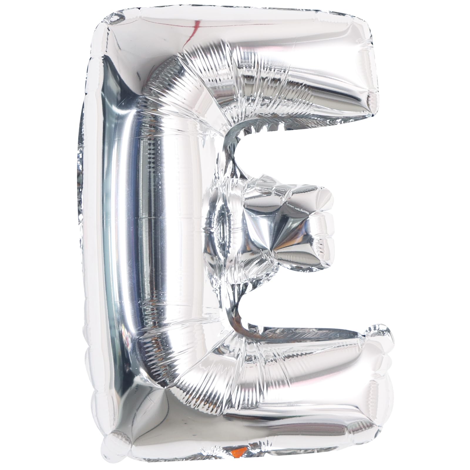 TONIFUL Silver Letter E Balloon 16Inch Foil Alphabet E Birthday Party Decor โ image 1