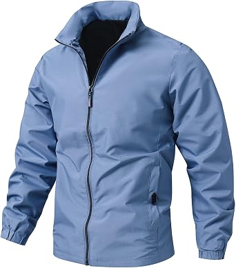 Mens Tactical Jacket Fleece Lined Windbreaker Outdoor Warm Jackets Waterproof Full Zip Coat Raincoat for Hiking Travel