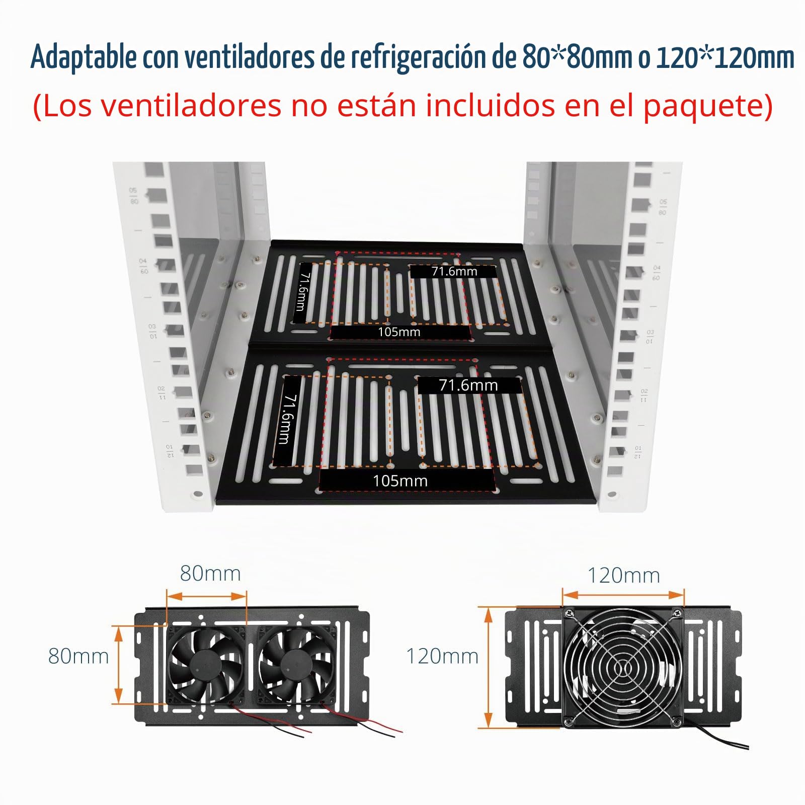 Tecmojo 10 Pulgadas 12U Mini Rack de Escritorio, 260mm de Profundidad, con Bandeja SBC, Placa Adaptadora Micro HDMI a HDMI y Cubierta Ciega, para Dispositivos AV, NAS y Servidores de 10", Blanco
