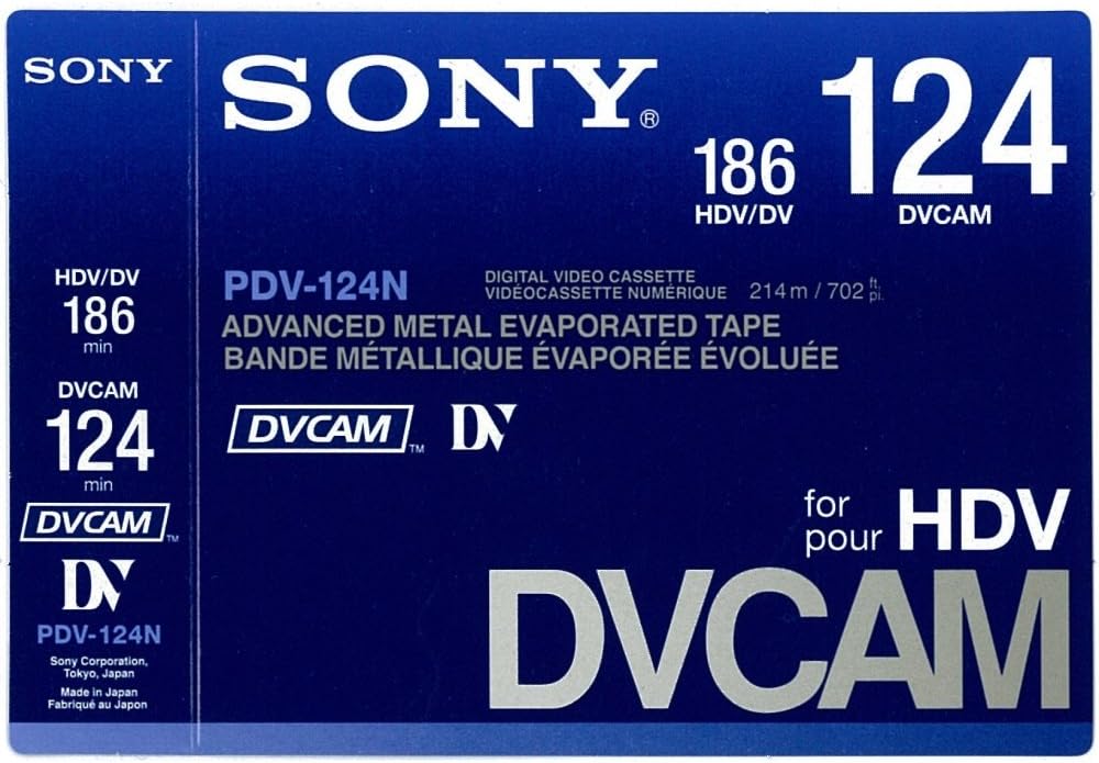 Sony PDV 124N - DV tape - 1 x 124min [Electronics]