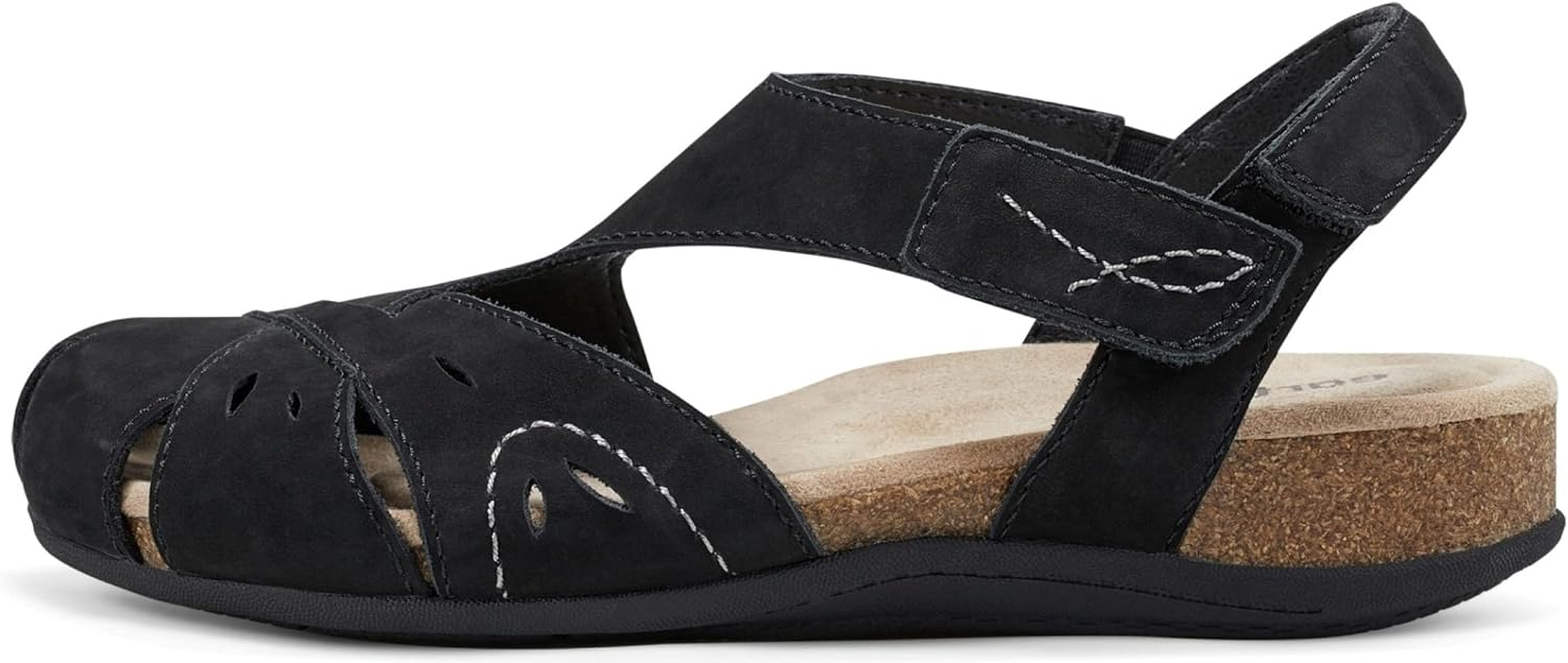 Earth Birdine Women's Sandal, 11 C/D US, Black - Image 2