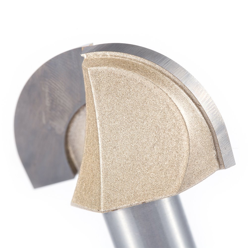 HUHAO Router Bit Set 1/4 Shank Tungsten Steel Ball Nose 3/16 Cutting Diameter Cutting Tools for Wood Plywood MDF 5PCS