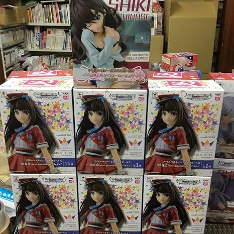 Amazon Sq アイドルマスターシンデレラガールズ 渋谷凛 一ノ瀬志希フィギュア 7点セット フィギュア ドール 通販