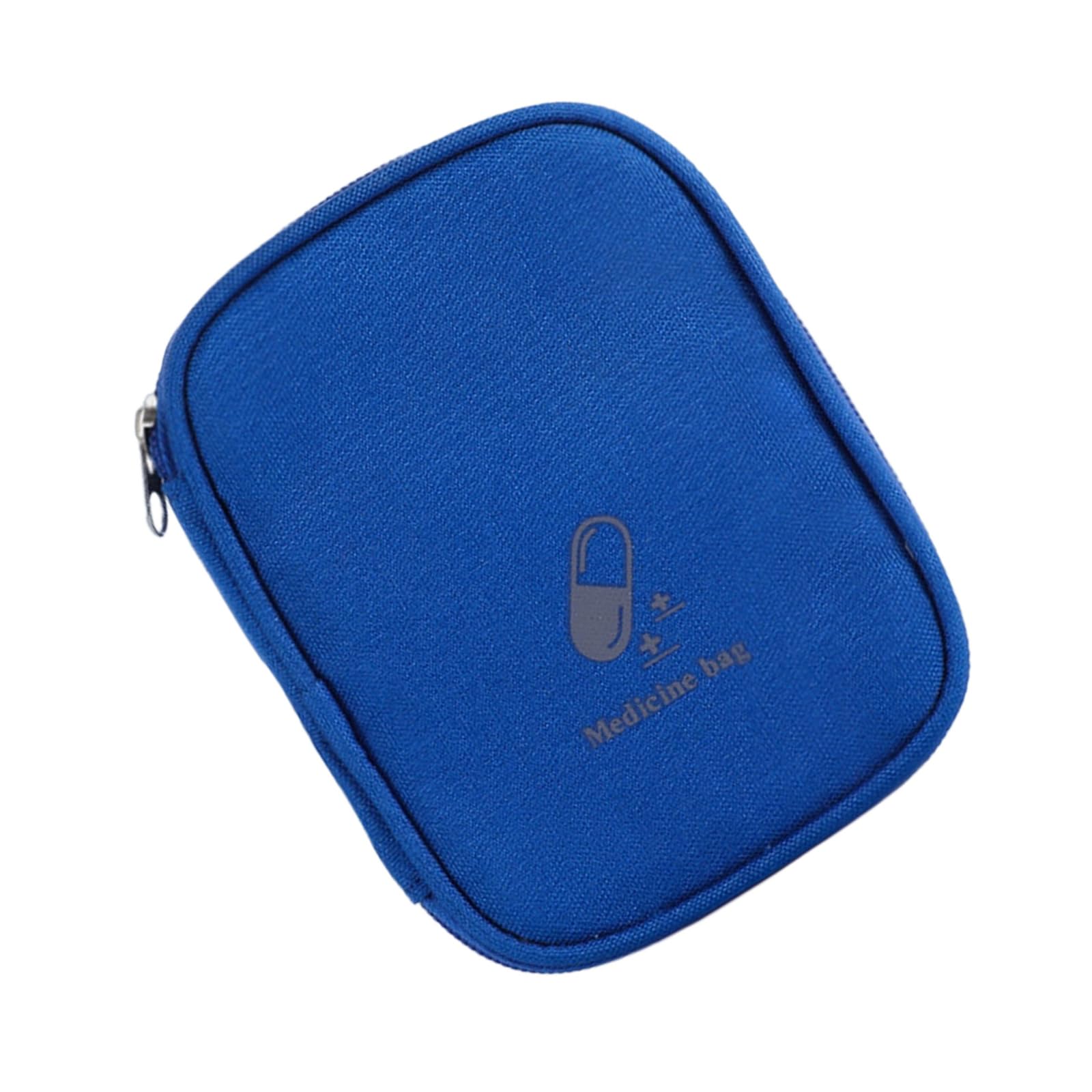 Kalttoy Blue Minis Firsts Aid Pouches, Portable Outdoor Firsts Aid Medicals Bag Multi-Function Emergencies Medicine Storage Bag Empty Pouches