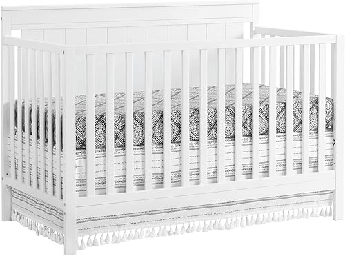 Vista 13 de Oxford Baby Lazio Cuna convertible 4 en 1, gris paloma, certificado GreenGuard Gold Gris (Dove Gray)