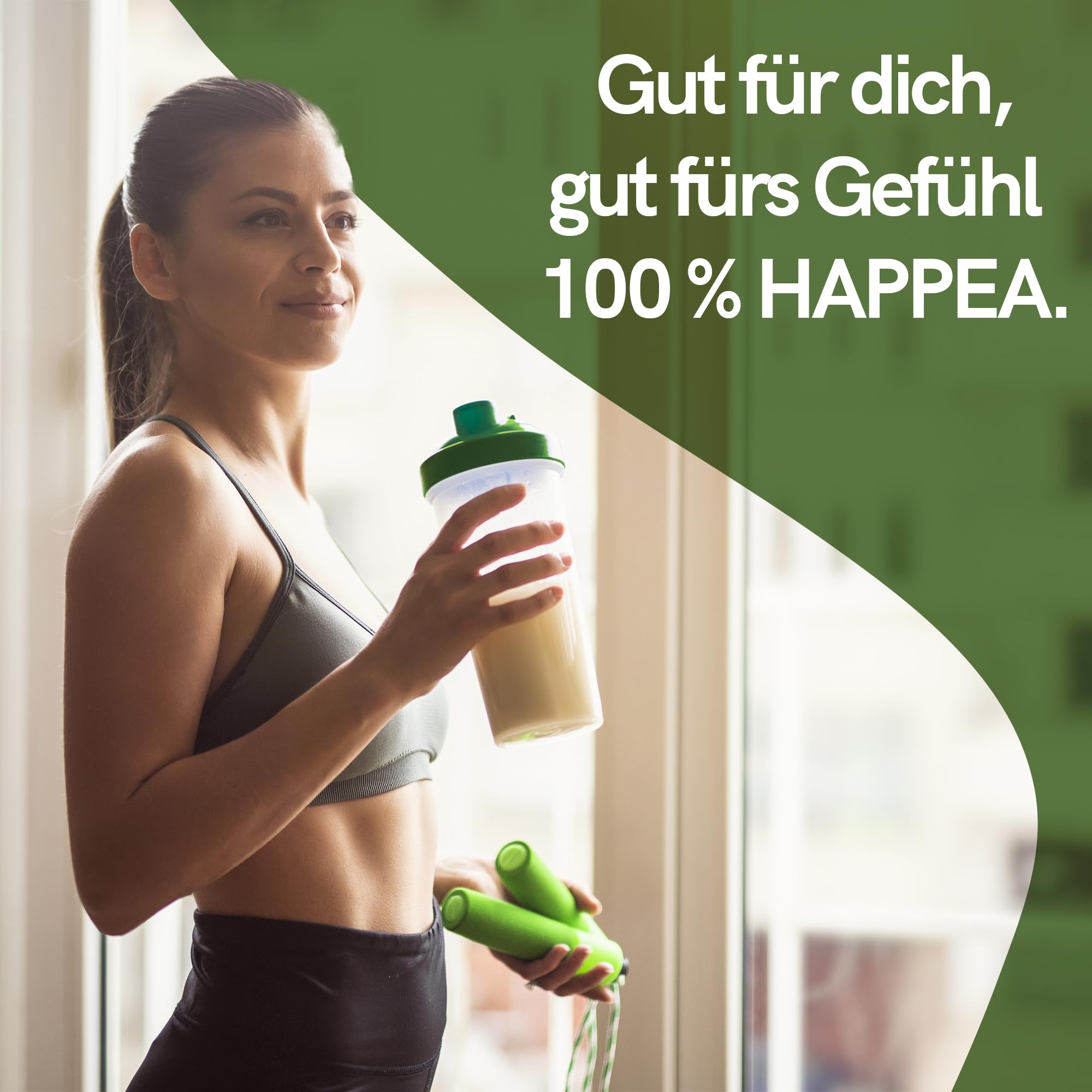 1 kg Hochwertiges Vegan Erbsenprotein Pulver - 85% Protein - Veganes Proteinpulver, Geschmacksneutral, Ohne Zucker, Ideal für Muskelaufbau & Diät, Hoch Löslich, 100% GVO-frei