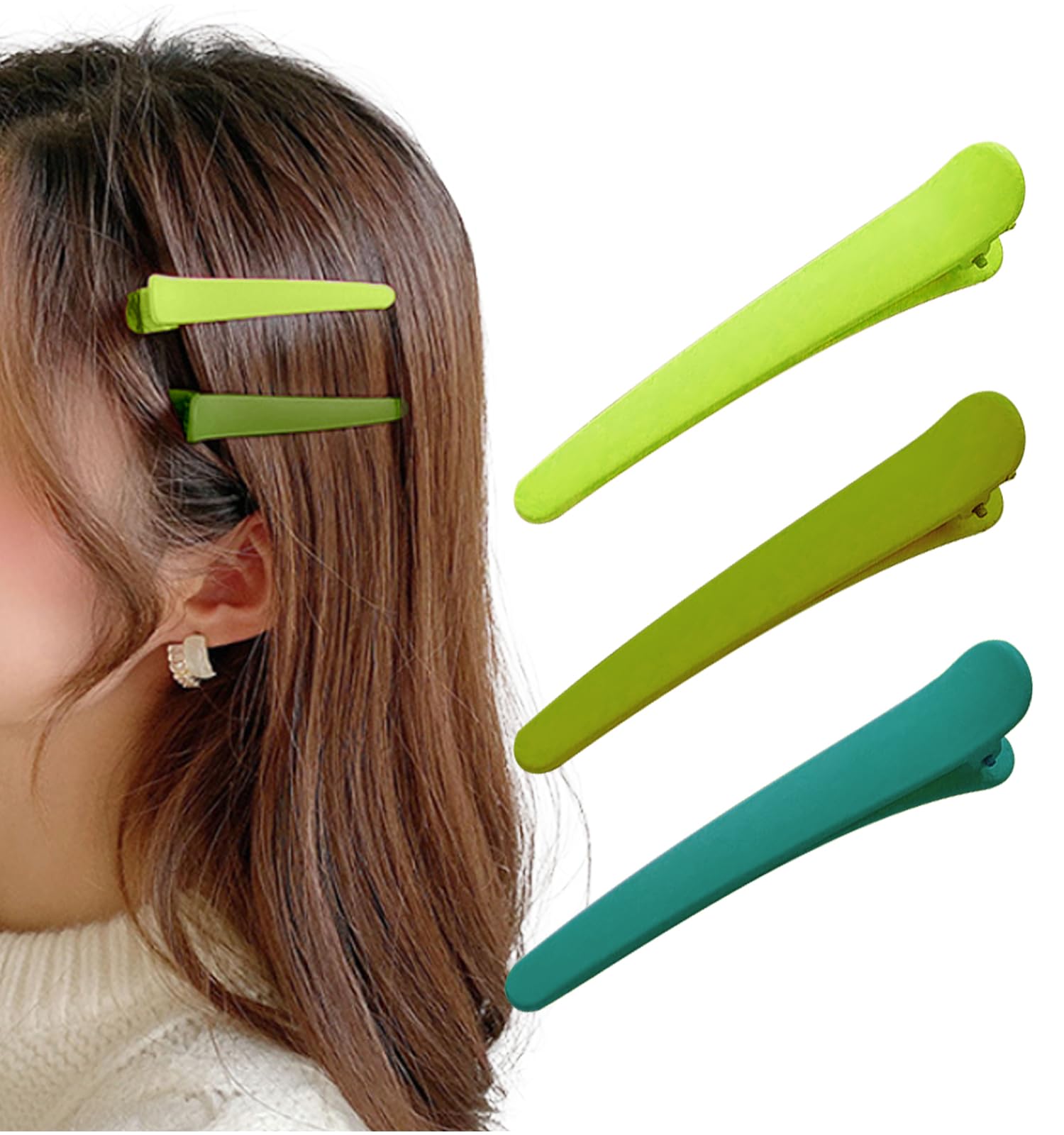 Amazon | [Herbeluemily] ヘアクリップ 前髪クリップ くちばしクリップ