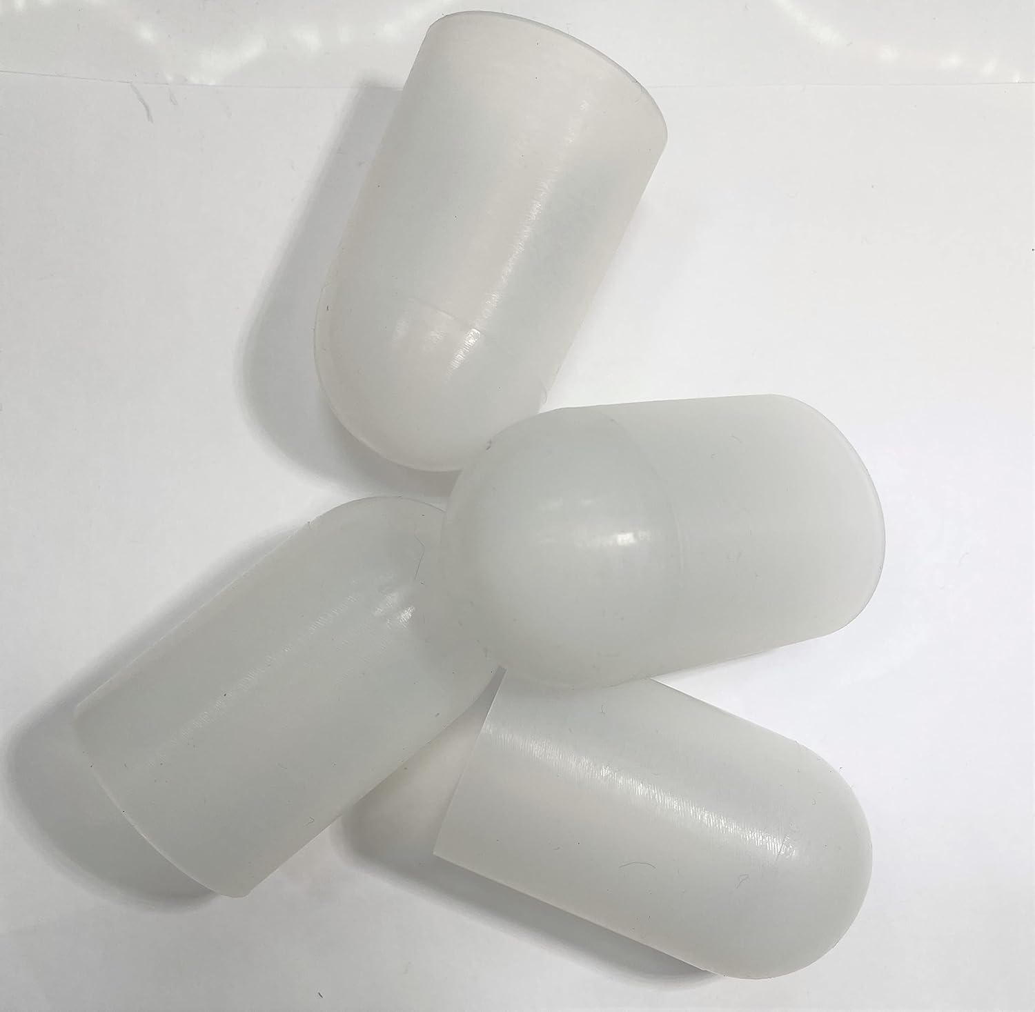 dexierp Protection Force Round Cap for 1-3/8" 34-36mm OD X44.5 mm Length (Pack of 10) Pipe Post Tube End Cover 1 3/8-6 UNC 1 3/8-12 UNF M35 Screw Thread Protectors Elastic Rubber