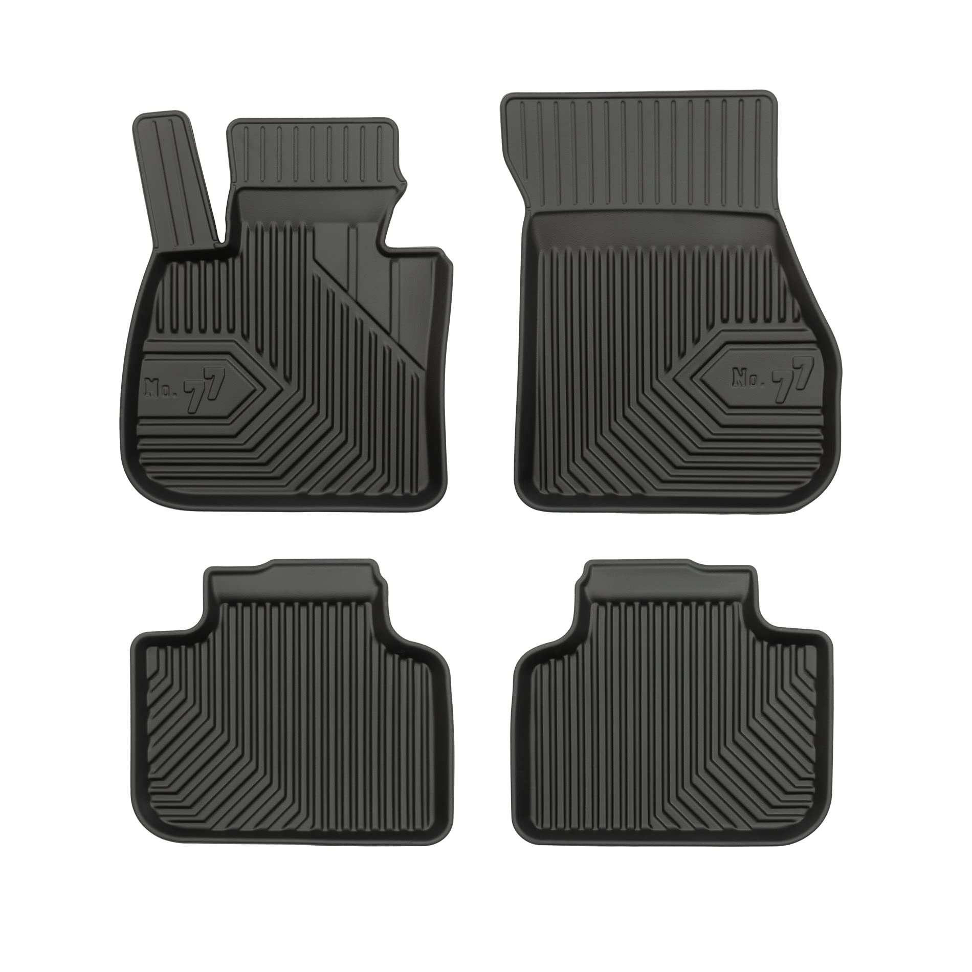 FROGUM No.77 Alfombrillas para Coche Alfombras para BMW X1 F48 2015-2022, para BMW X2 F39 Desde 2018 | Borde Alto | para Todo el año | Tamaño