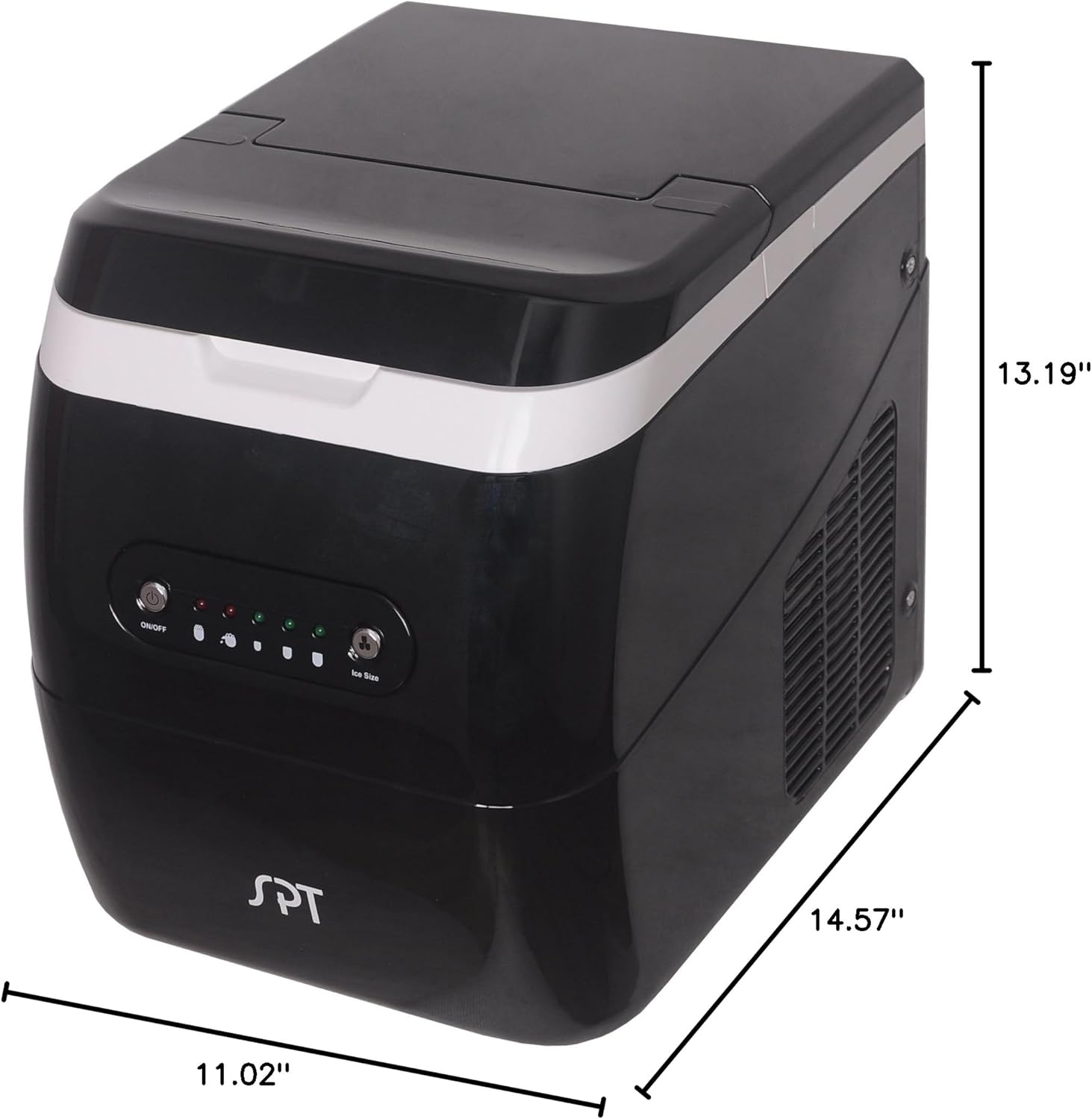 SPT IM-123B Portable Ice Maker, Black