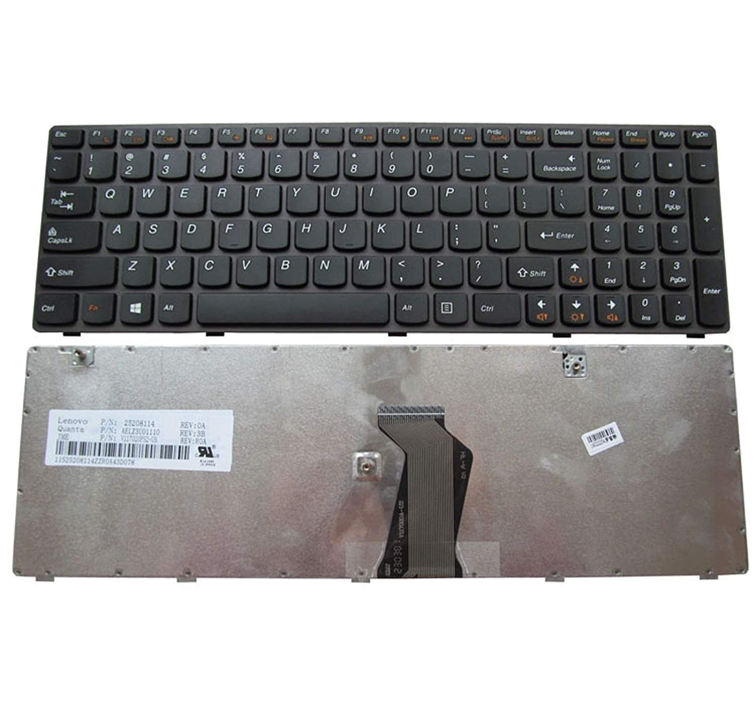 TravisLappy Laptop Keyboard for Lenovo IDEAPAD G580 G580A G585 G585A V580 V585 Z580 Z585 Z585A (B08GSQVBCW) Amazon Price History, Amazon Price Tracker