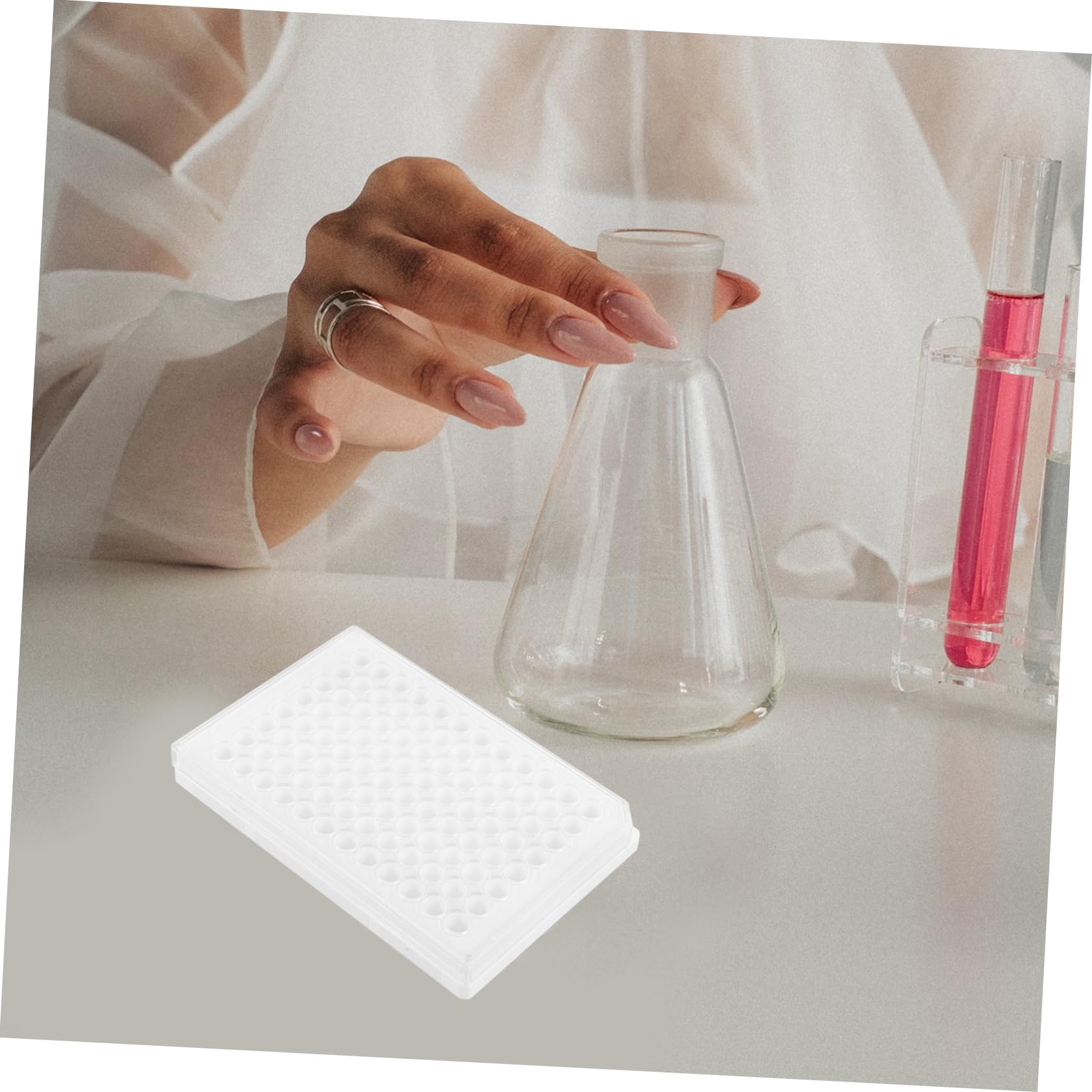 SOESFOUFU Plate Tissue Culture Dish Cell Culture Plate Plastic Plate Laboratory Equipment