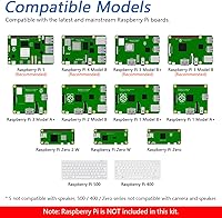 Vista 6 de Freenove Kit de inicio completo para Raspberry Pi 5 4 B 3 B+ 500 Zero 2 W, tutorial de 1170 páginas, código de procesamiento de arañazos Java Python